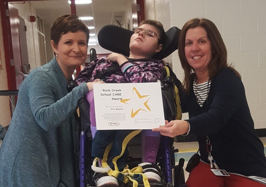 Erin care award Feb. 2018